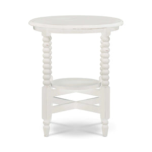 Cholet Round Side Table-Blue Hand Home