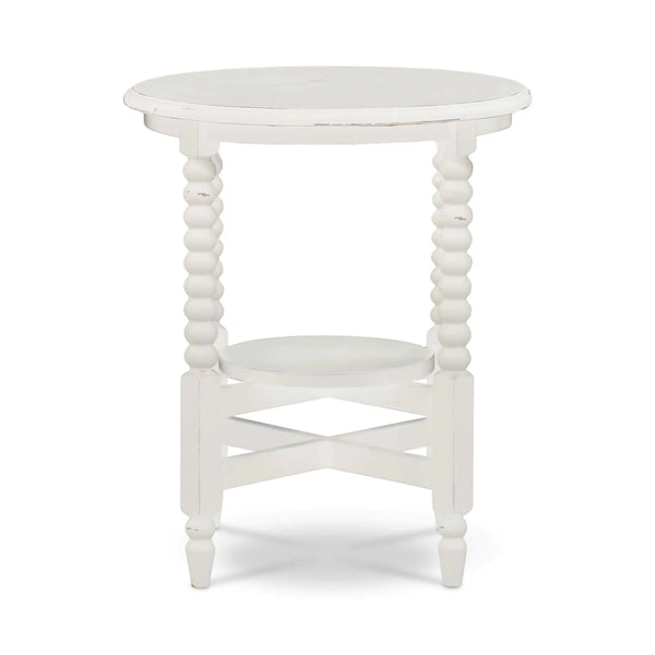Cholet Round Side Table-Blue Hand Home