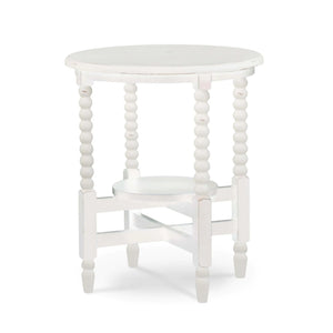 Cholet Round Side Table-Blue Hand Home