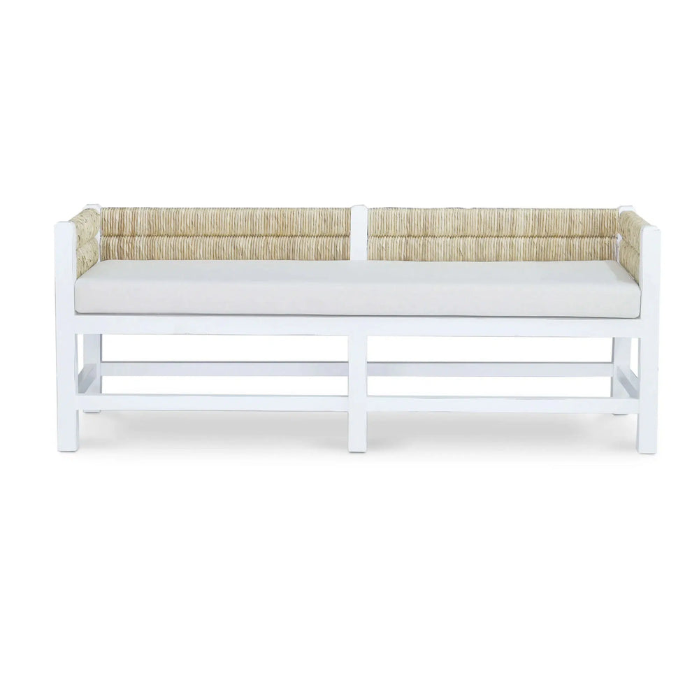 Hunter Bench w/ Cushion-Blue Hand Home