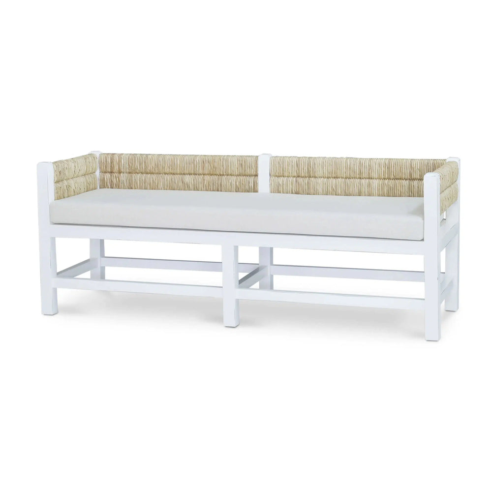 Hunter Bench w/ Cushion-Blue Hand Home