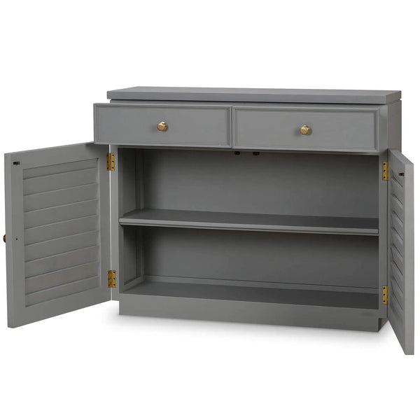 Oxford Shutter 2 Door Cabinet-Blue Hand Home
