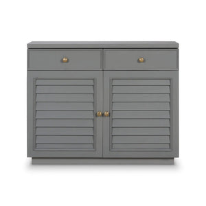 Oxford Shutter 2 Door Cabinet-Blue Hand Home