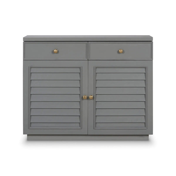 Oxford Shutter 2 Door Cabinet-Blue Hand Home