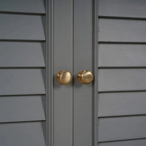 Oxford Shutter 2 Door Cabinet-Blue Hand Home