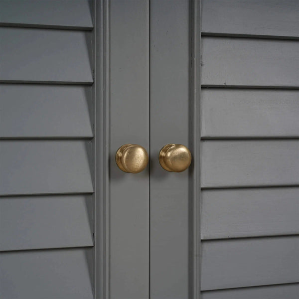 Oxford Shutter 2 Door Cabinet-Blue Hand Home