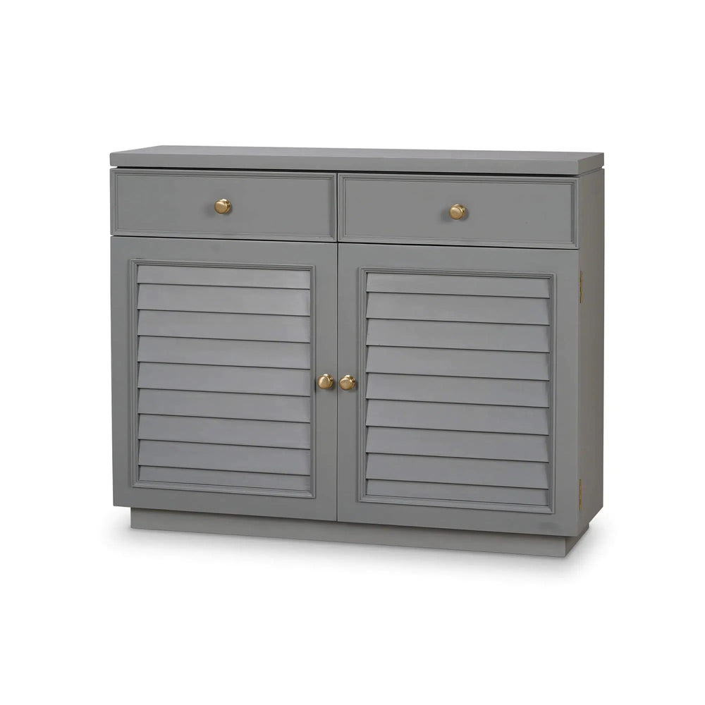 Oxford Shutter 2 Door Cabinet-Blue Hand Home