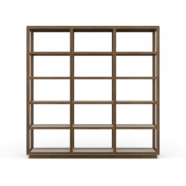 Cohan Bookshelf w/ Rattan-Blue Hand Home