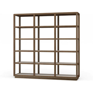 Cohan Bookshelf w/ Rattan-Blue Hand Home