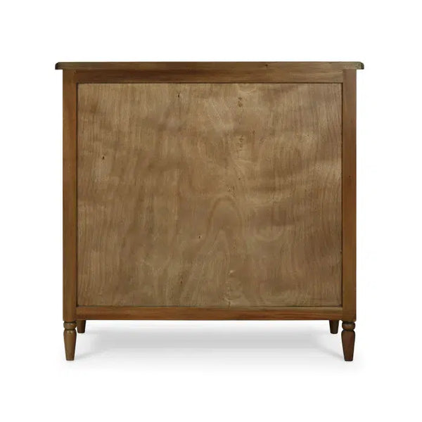 Cholet 5 Drawer Dresser In Straw Wash-Blue Hand Home