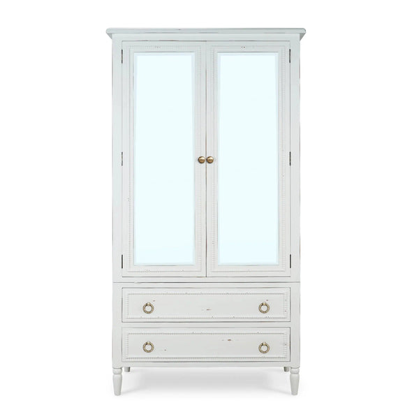 Cholet Wardrobe w/ 2 Drawer-Blue Hand Home
