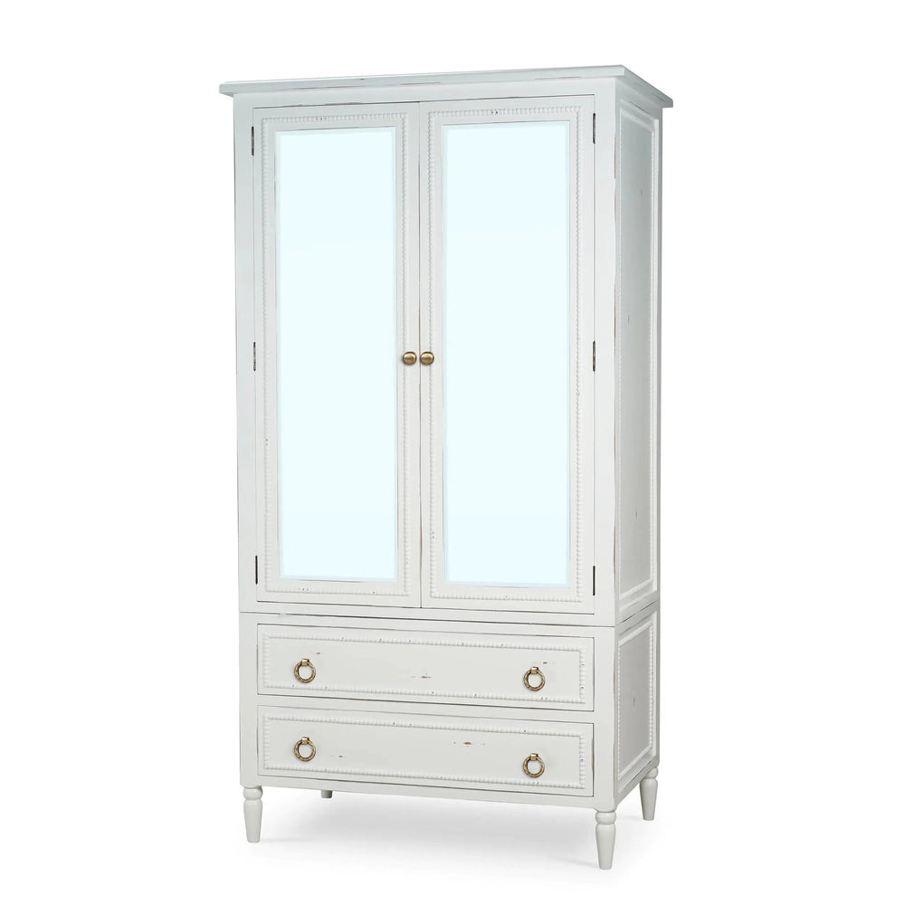 Cholet Wardrobe w/ 2 Drawer-Blue Hand Home