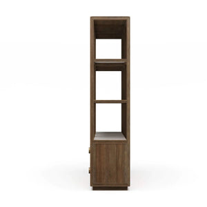 Cohan Open Cabinet w/ 6 Drawers w/ Rattan-Blue Hand Home