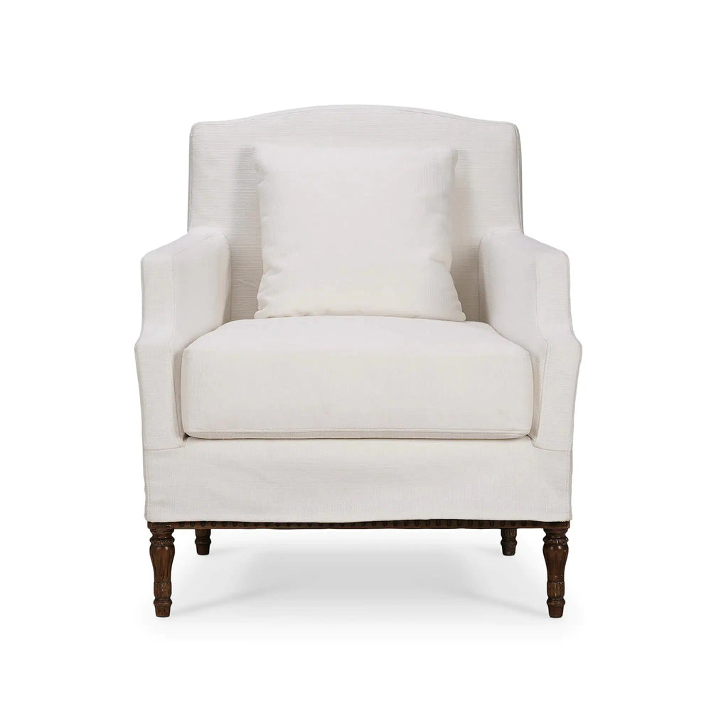 St.James Slipcoveed Chair-Blue Hand Home