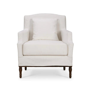 St.James Slipcoveed Chair-Blue Hand Home
