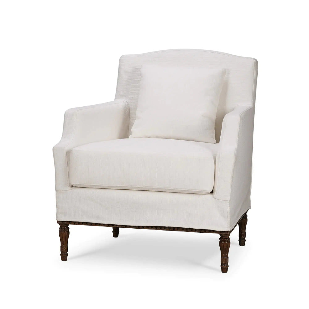 St.James Slipcoveed Chair-Blue Hand Home