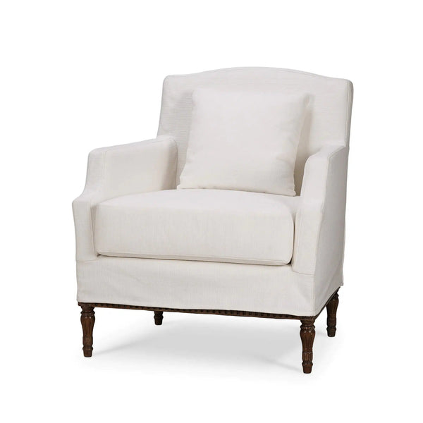 St.James Slipcoveed Chair-Blue Hand Home