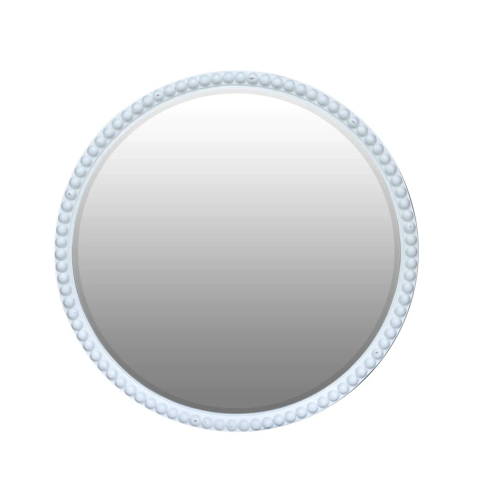 Cholet Round Mirror Large-Blue Hand Home