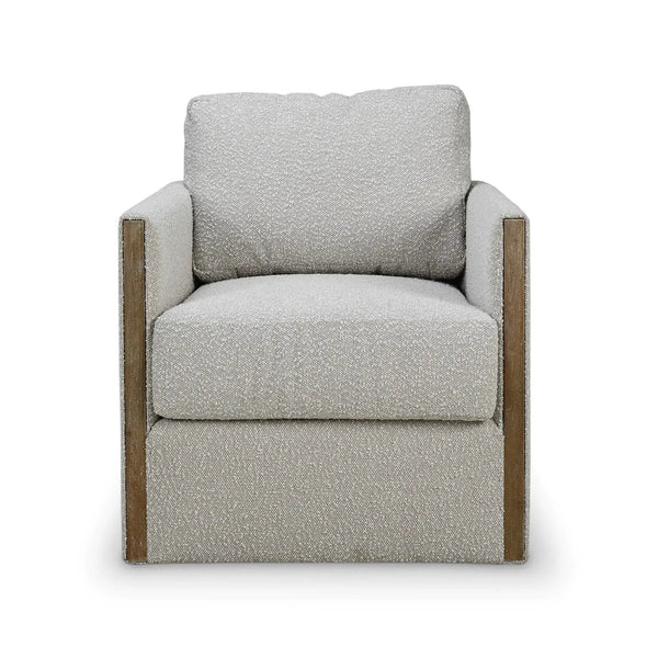 Normandy Swivel Chair-Blue Hand Home