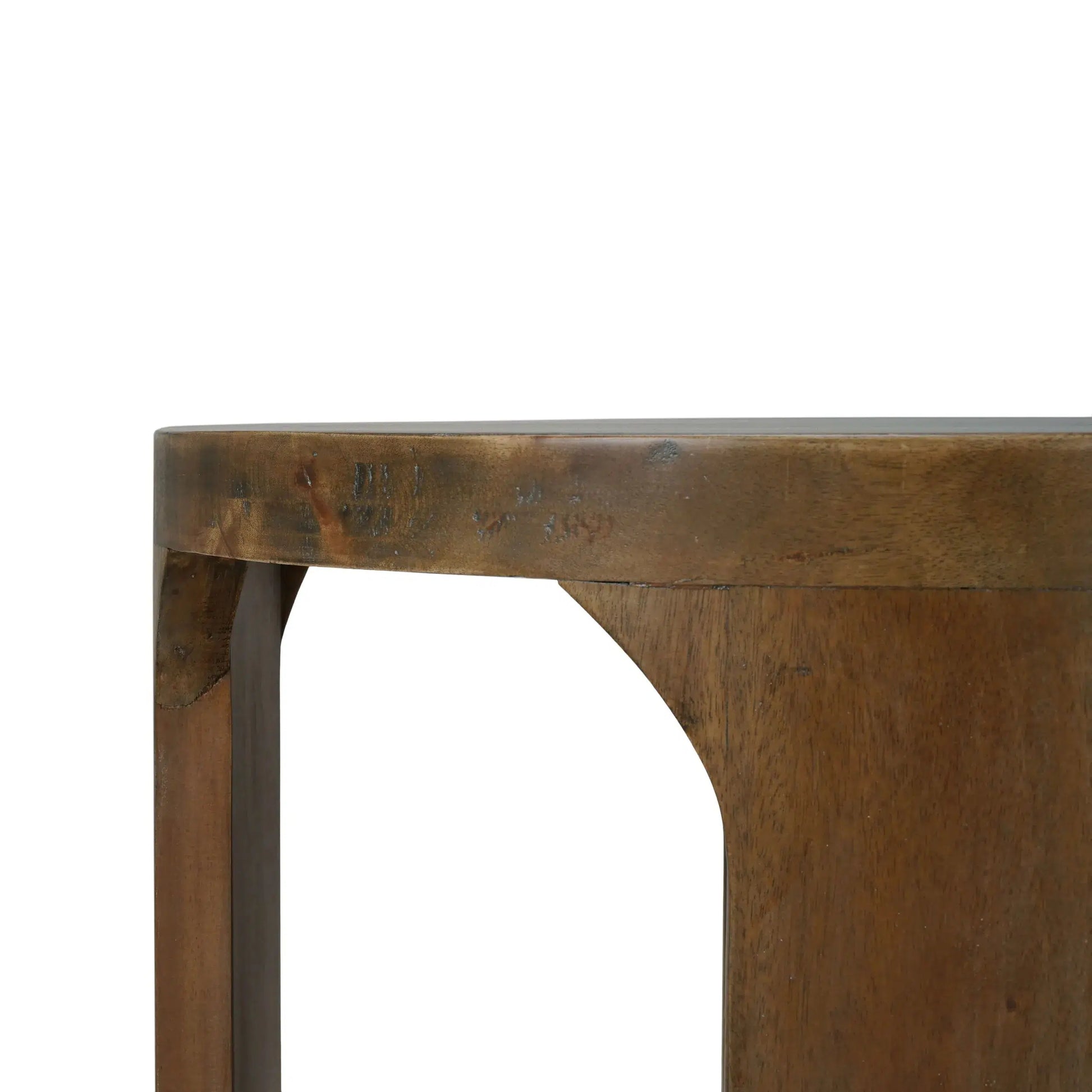 Corte End Table In Straw Wash-Blue Hand Home