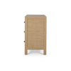 Kagu 3 Drawer Dresser Wrapped in Natural Rattan-Blue Hand Home
