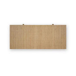 Kagu 3 Drawer Dresser Wrapped in Natural Rattan-Blue Hand Home