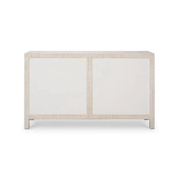 Kagu 6 Drawer Dresser w/ Rattan-Blue Hand Home