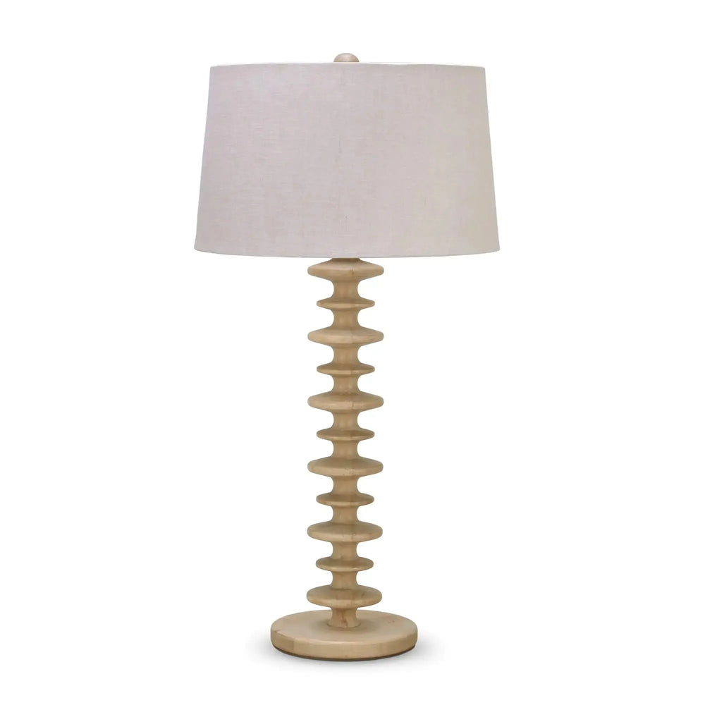 Milano Table Lamp in Fruitwood-Blue Hand Home
