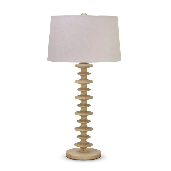 Milano Table Lamp in Fruitwood-Blue Hand Home
