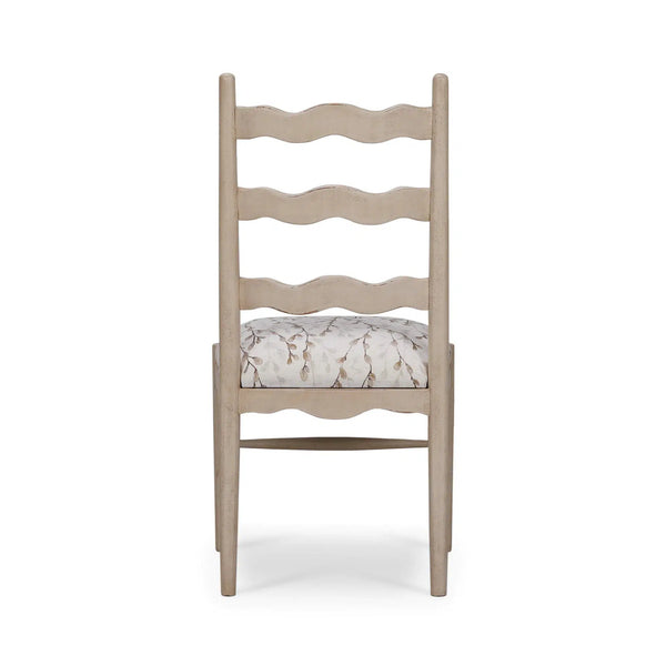 Chloe Dining Chair w/ Upholstered Seat-Blue Hand Home