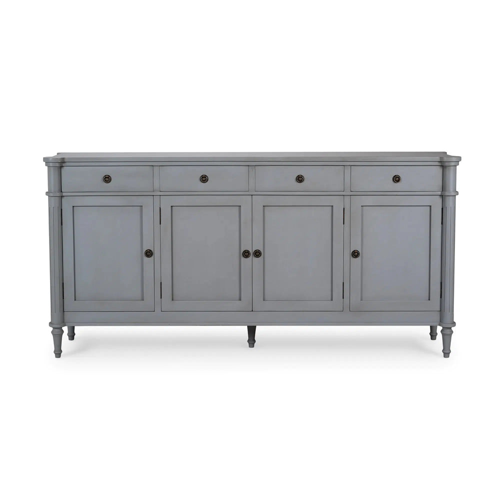 Kelly 4 Door 4 Drawer Buffet-Blue Hand Home