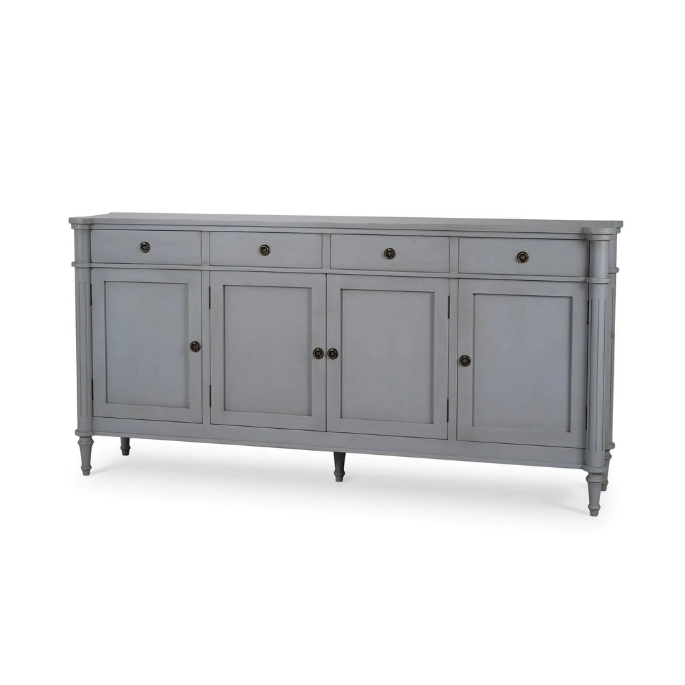 Kelly 4 Door 4 Drawer Buffet-Blue Hand Home