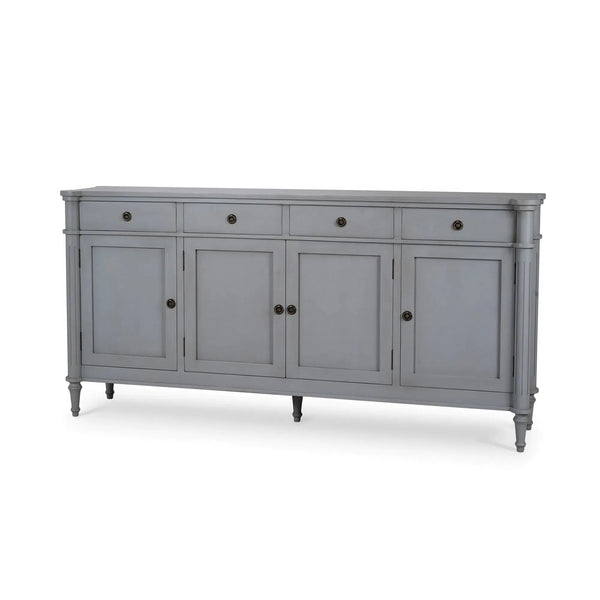 Kelly 4 Door 4 Drawer Buffet-Blue Hand Home