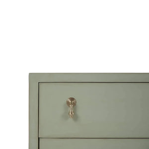 Chloe 3 Drawer Dresser in Vintage Fennel Green-Blue Hand Home