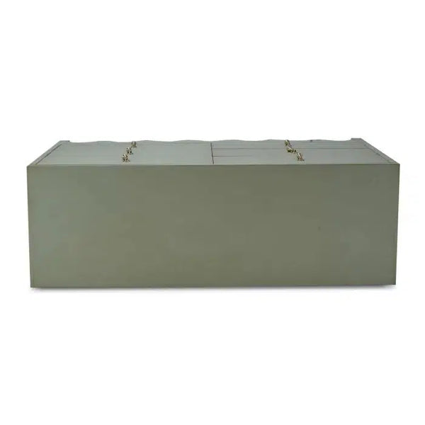Chloe 6 Drawer Dresser in Vintage Fennel Green-Blue Hand Home