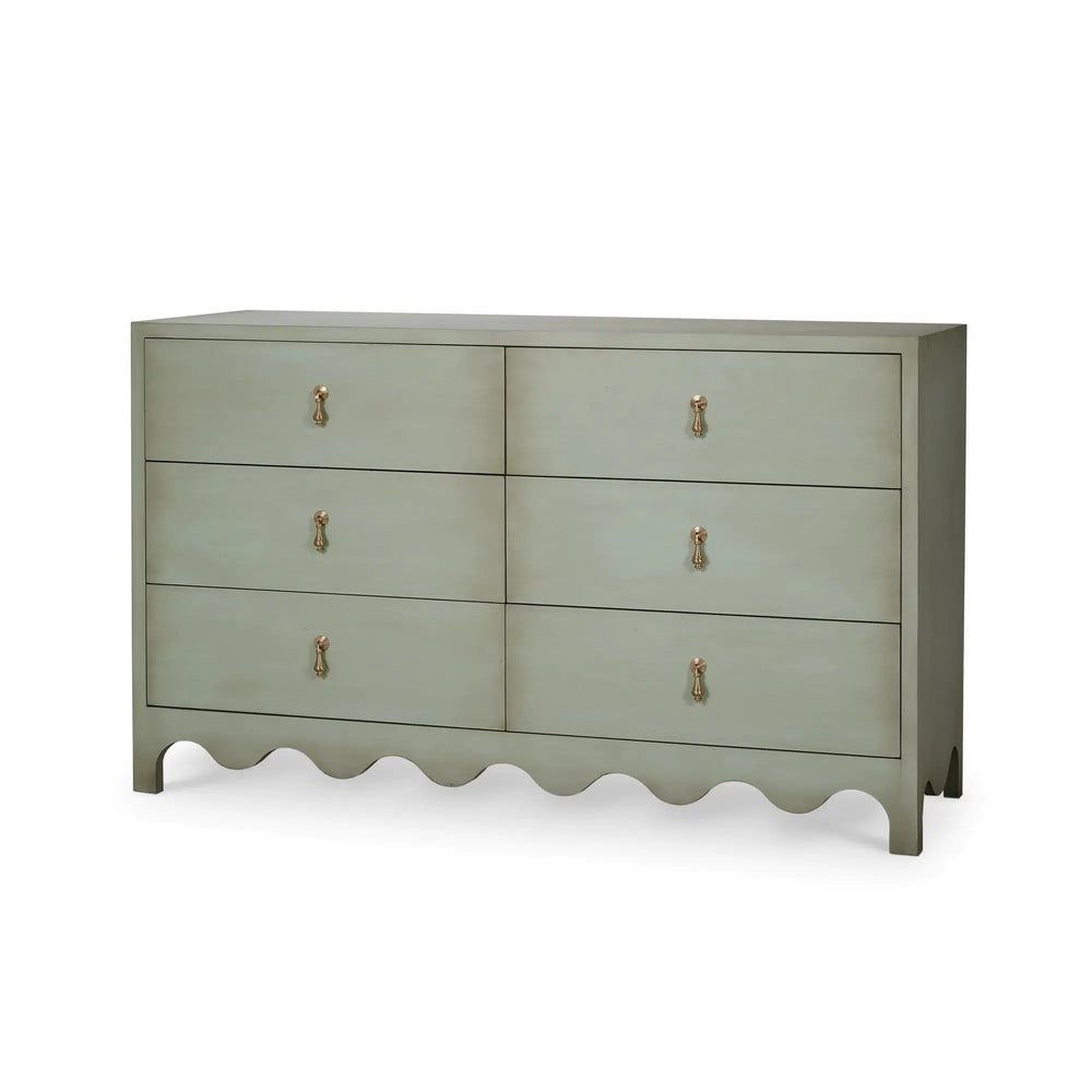 Chloe 6 Drawer Dresser-Blue Hand Home