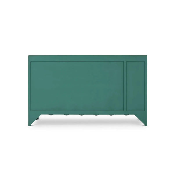 Chloe 6 Drawer Dresser in Vintage Willow Green-Blue Hand Home