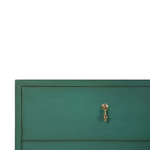 Chloe 6 Drawer Dresser in Vintage Willow Green-Blue Hand Home