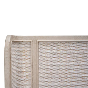 Lexington Bed w/ Rattan King-Blue Hand Home