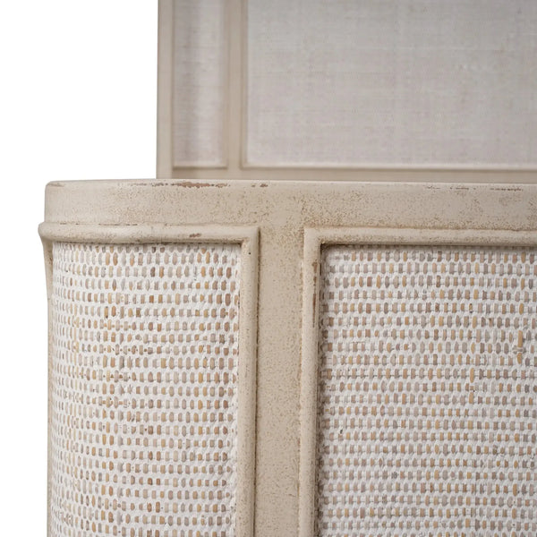 Lexington Bed w/ Rattan King-Blue Hand Home