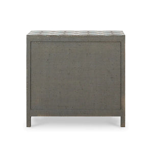 Chloe Small Dresser w/ Rafia-Blue Hand Home