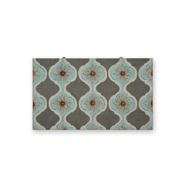 Chloe Small Dresser w/ Rafia-Blue Hand Home