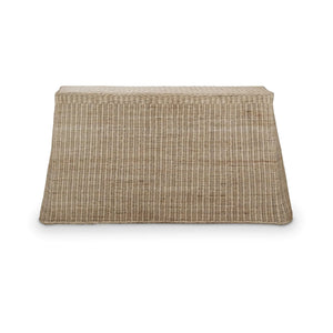 Newport Console Table In Rattan Natural-Blue Hand Home