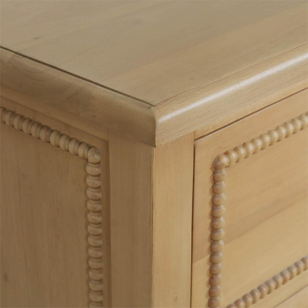 Cholet 7 Drawer Dresser in Fruitwood-Blue Hand Home
