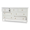 Cholet 7 Drawer Dresser in Architectural White-Blue Hand Home