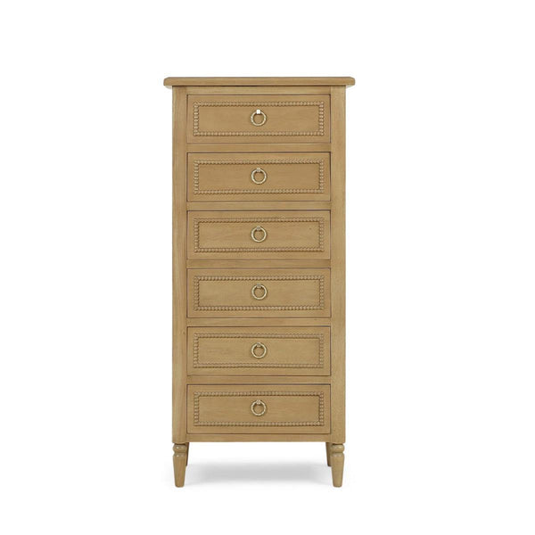 Cholet Lingerie Chest in Fruitwood-Blue Hand Home