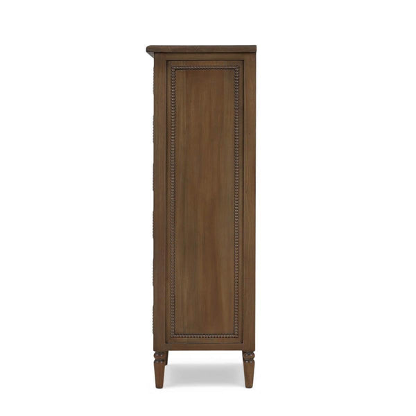 Cholet Lingerie Chest in Straw Wash-Blue Hand Home