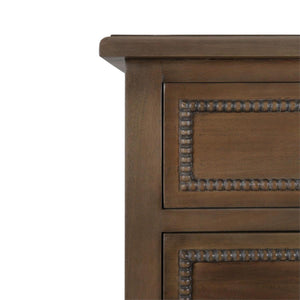 Cholet Lingerie Chest in Straw Wash-Blue Hand Home