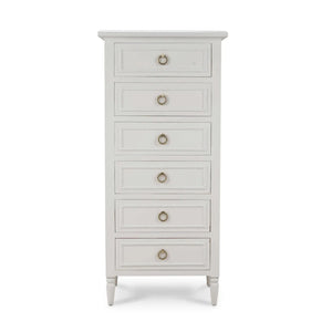 Cholet Lingerie Chest in Architectural White-Blue Hand Home