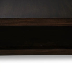 Vannes Coffee Table w/ Shelf-Blue Hand Home